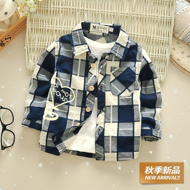 Chemise garcon à manche longue - Ref 2075647 Image 1