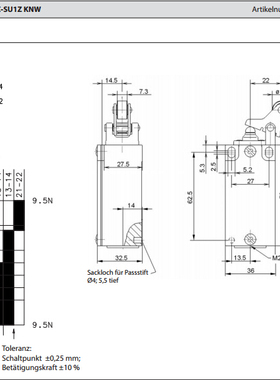612.1377.850原装GC-SUIZ KNW全新BERNSTEIN限位开关