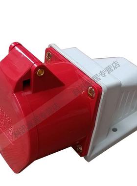 荣盛CEIRSIEC防水工业插座RS115 16A五孔插座RS125 32A明装插座