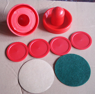 中号桌面曲棍球气旋冰球空气球台塑料配件2个顶球器球拍+4个球片