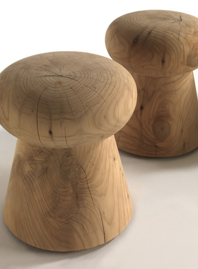 IDAO宜道创意个性实木家具/原木坐凳/雕刻凳子Riva 1920 design
