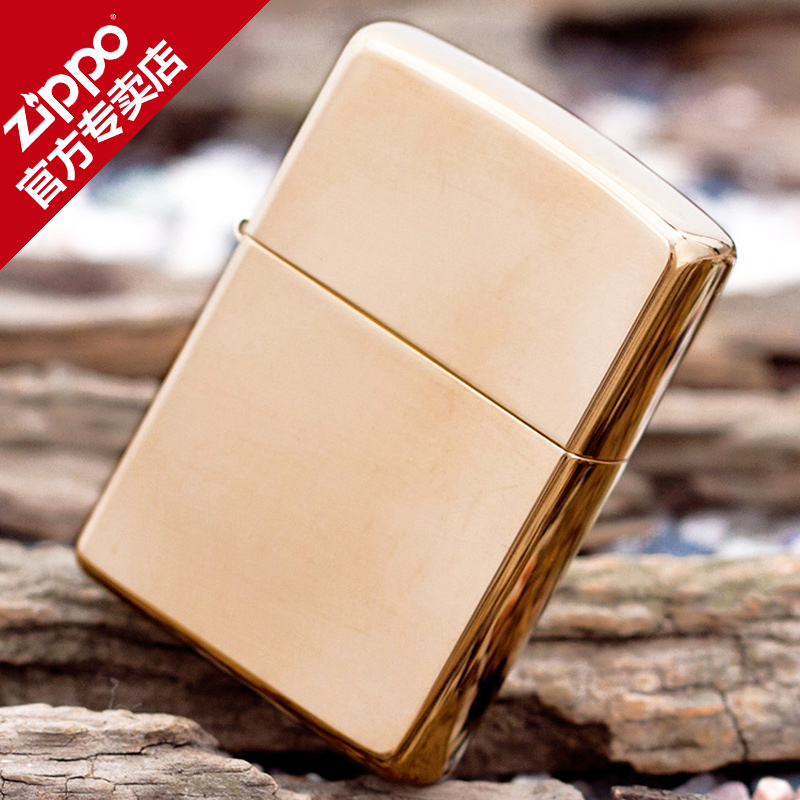 芝宝纯铜镜子经典款zippo打火机