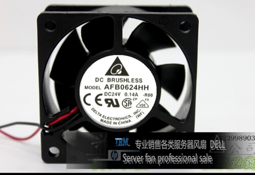 正品台达 AFB0624HH 6025 6cm 24V 0.14A 双滚珠 变频器散热 风扇