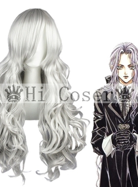 Hicoser天使禁猎区 罗洁爱尔/米拉杰 80cm 白色 cosplay假发034B