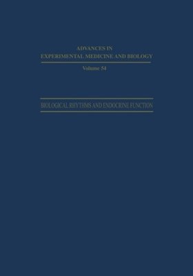 【预订】Biological Rhythms and Endocrine Function