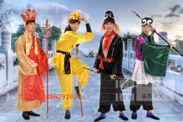 西游记全套衣服装道具帽子面具兵万圣/圣诞/儿童节用