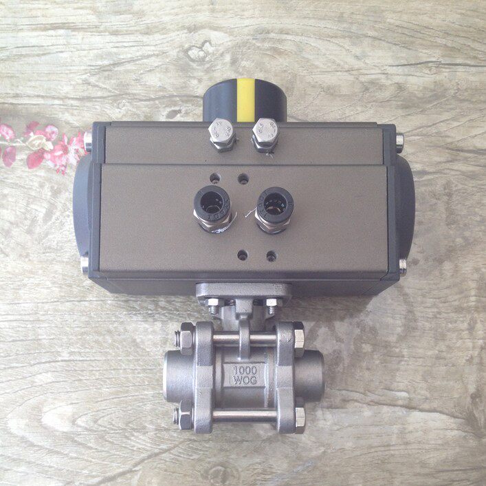 气动焊接球阀 q661f-16p dn15 20 25 32 40 50 对焊式 焊接式球阀