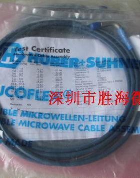 HUBER+SUHNER SUCOFLEX 104 SMA公 18GHz 3米 射频微波 测试电缆