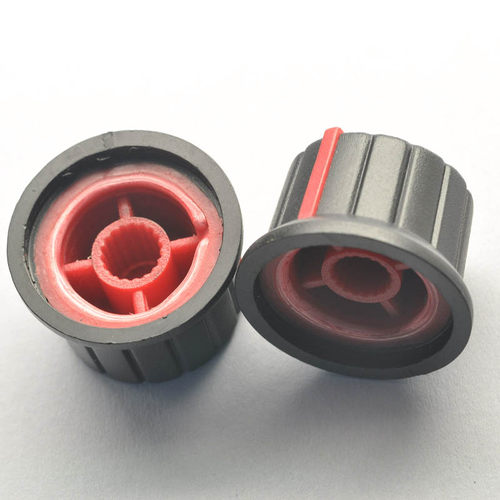 松藤|电位器旋钮 带防滑 单双联电位器专用 大号25*15MM (10只)