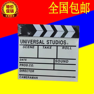 电影道具黑板拍板/导演板场记板/打板/木制板/开拍板/场记牌30*28