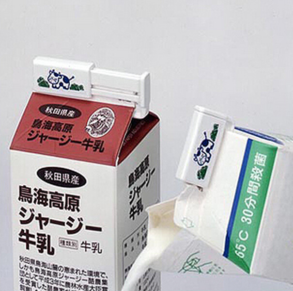 日本进口LEC牛奶密封夹牛奶盒封口夹 伸缩密封夹正品保鲜夹子