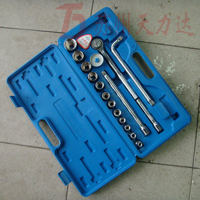 国产 沪工 （星光工具） 1/2 套筒扳手 17件 （8-32mm）
