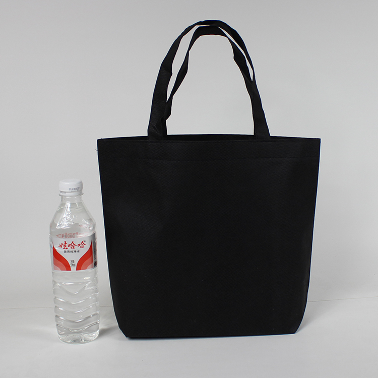 无纺布黑色小号环保袋现货