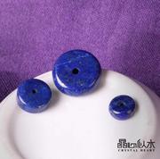 Crystal heart like water natural lapis lazuli Crystal spacer bead Beads Bracelet hand DIY insulation materials Accessories Accessories