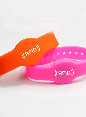 RFID硅胶手腕带 NFC手环 ISO15693 13.56MHZ I CODE 2芯片
