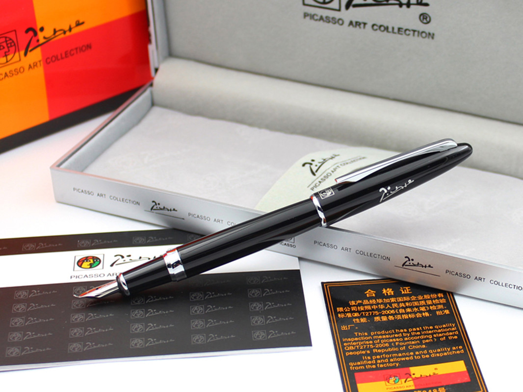 毕加索礼盒装可刻字书法笔