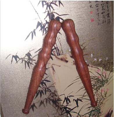 红木穴位按摩棒点穴棒 吴若石刚足部健康法推荐足底按摩棒