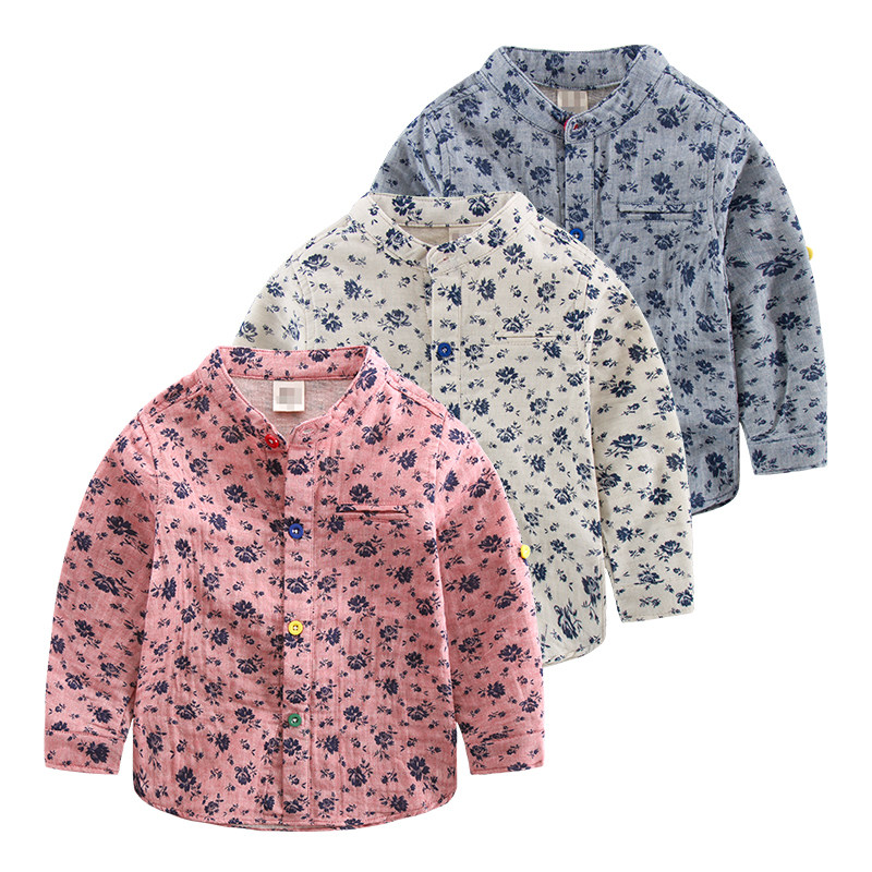 Chemise garcon à manche longue - Ref 2079426 Image 1