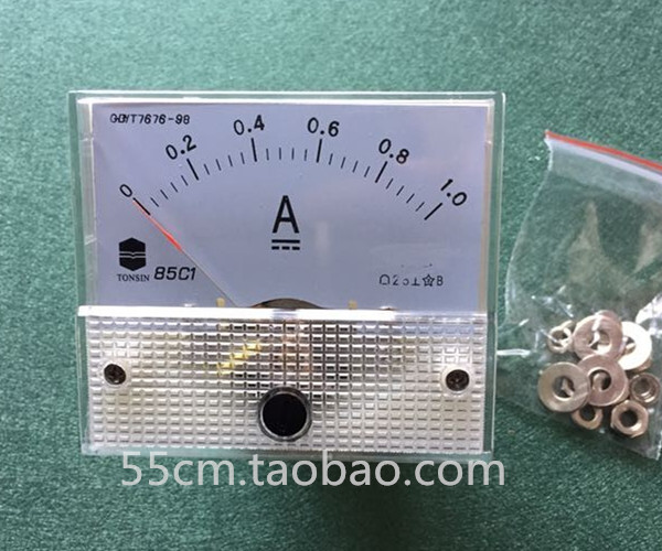 海天注塑机配件 电流表85C1-A 仪器仪表0-1A注塑机压力流量表