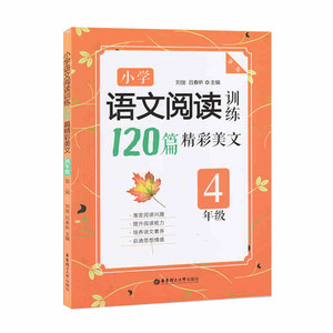 全新正版现货 小学语文阅读训练120篇精彩美文 4年级/四年级 第二版 含参考答案 小学生语文阅读兴趣培养 小学生语文课外阅读