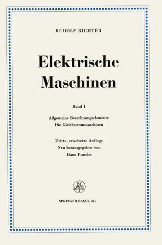 【预订】Elektrische Maschinen: Erster Band: ...