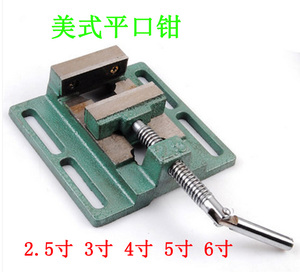 DIY工具铸铁美式平口钳2.5寸3寸4寸5寸6寸迷你小台钳平口钳台虎钳