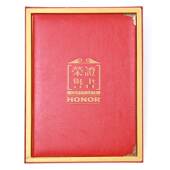 封面中英文烫金 奖章证书 荣誉证书仿皮 5本装 包邮