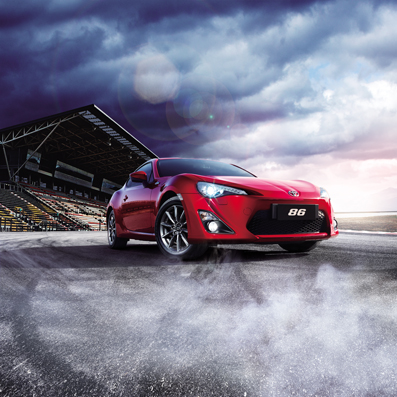 丰田汽车海报画定做制作 名跑赛车豪车超跑装饰画贴画挂画Q4053C