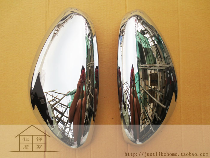 14-18款标致2008专用镀铬亮银色后视镜罩汽车倒车镜盖装饰亮条贴