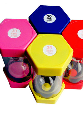 塑料沙漏计时器老友摆件