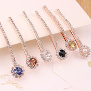 Satisfied that the Korean version of the new hair accessories hairpin small rhinestone hair clip bangs the side clip clip Clip 6373