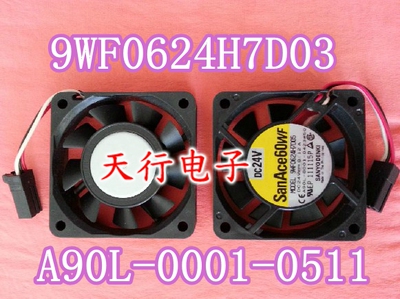 9WF0624H7D03 A90L-0001-0511 24V 0.12A 原装发那科设备专用风扇