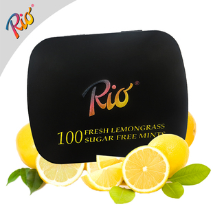 Rio薄荷糖 无糖糖果柠檬香草味 强劲无糖薄荷糖清新口气