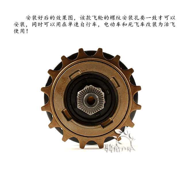 Pignon de vélo 1 vitesse RONGDEXIN - Ref 2379871 Image 1