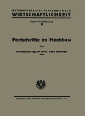 【预订】Fortschritte Im Hochbau Und Deren An...