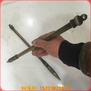 铜判官笔影视道具仿古判官笔点穴笔铜武术笔仿古兵器道具未开刃