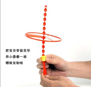 六一幼儿园送礼批发80后玩具飞天转 飞天仙子 竹蜻蜓清仓特价30只