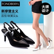 Feibolier FBL summer after Sheepskin pointed high heel Sandals Women FB51114814