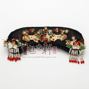 华丽古装旗头古代清装服装配饰古典宫庭嫔妃皇后格格福晋配饰发饰