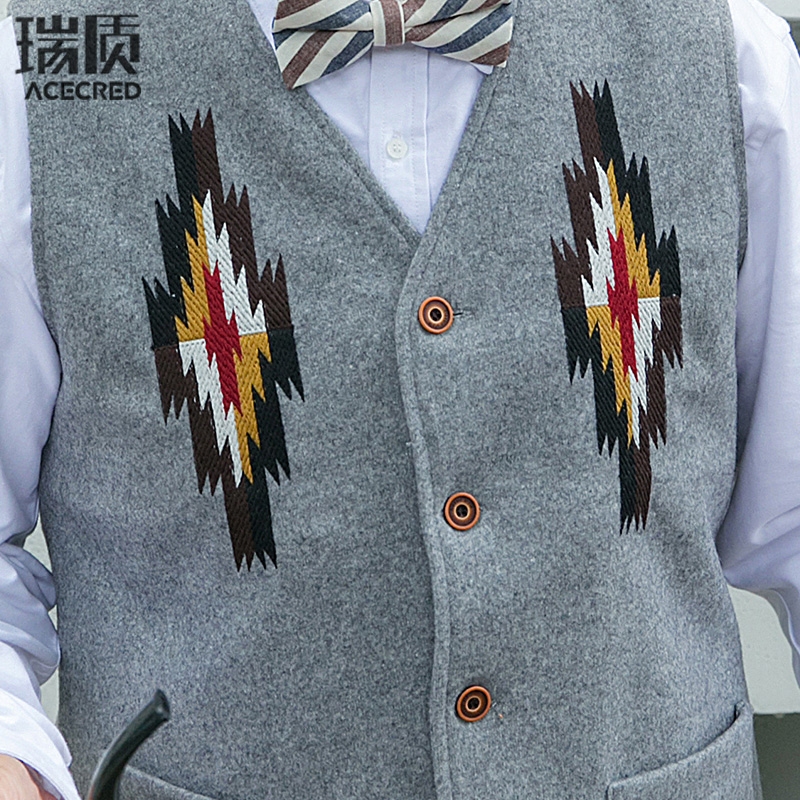 CLEARANCE MIDDLE-AGED AND ELDERLY PEOPLE SHOULDER SUITS VESTS WOOL TWEEDS HORSE CLIPS AUTUMN CLOTHES MIDDLE-AGED FATHERS SPRING AND AUTUMN THICKENED COATS
