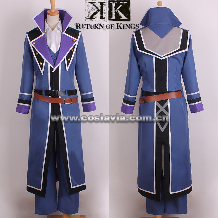 动漫K第二季回归的王权者王的回归宗像礼司制服大衣队服COSPLAY服