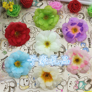 2015疯抢 假花仿真花绢花樱花桃花DIY花环材料头饰头花鞋花装饰花