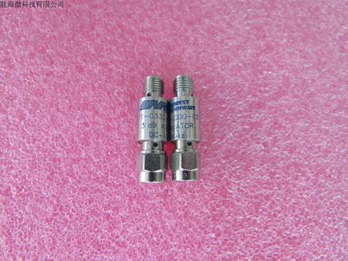 Midwest ATT-0333-03-000-02 3dB DC-18GHz 2W SMA RF 射频微波同轴固定衰减器 质量包好，包能用  可提供详细测试图  成色好 名      称：同轴固定衰减器 品      牌: Midwest 型      号：ATT-0333-03-000-02