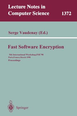 【预订】Fast Software Encryption: 5th Intern...