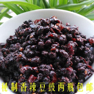 湖南风味豆豉香辣豆豉酱自制干豆豉衡阳常宁特产500克两件包邮