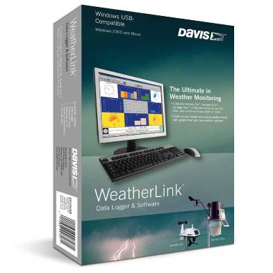 DAVIS气象站WeatherLink计算机软件和数据记录器数据传输安装软件