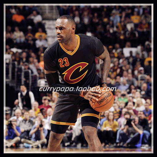 正品 big kids詹姆斯james青年版r30胶印 骑士总决赛黑色短袖球衣