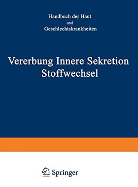 【预订】Vererbung Innere Sekretion Stoffwechsel