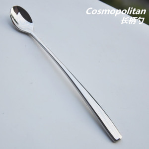 Cosmopolitan长柄勺长冰更长搅拌勺 咖啡冰饮奶茶勺 外贸出口德国