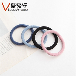 可爱发圈头绳发绳气质皮筋马尾优雅发饰头饰 简约实惠 基础款 发绳